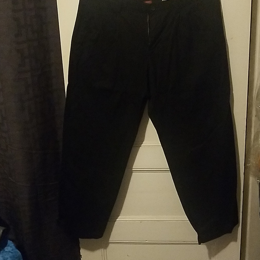 merona slacks black w42 l30